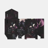 Dark Moody Romantic Floral Gastgeschenk Hochzeit Geschenkschachtel (Ungefaltet)