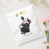Dark Moody Romantic Floral Gastgeschenk Hochzeit Geschenktütchen (Versiegelt)