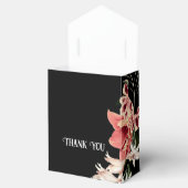 Dark Moody Vielen Dank Gastgeschenk Hochzeit Boxes Geschenkschachtel (Geöffnet)