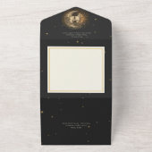 Dark Moody Viktorianisch Kissingmond & Sun Dinner All In One Einladung (Außenbereich)