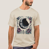 Dark Moon Garden – Mystical Gothic Night Art T-Shirt (Vorderseite)