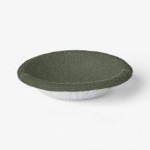 Dark Moss Glitzer Look Paper Plate - Anpassbar Pappteller (Gewinkelt)