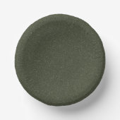 Dark Moss Glitzer Look Paper Plate - Anpassbar Pappteller (Vorderseite)