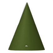 Dark Moss Green Party Hat Partyhütchen (Links)