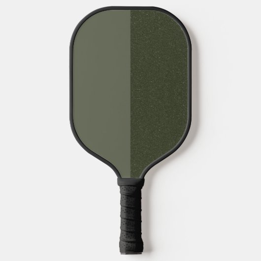 Dark Moss Split Custom Pickleball Paddle (Vorderseite)