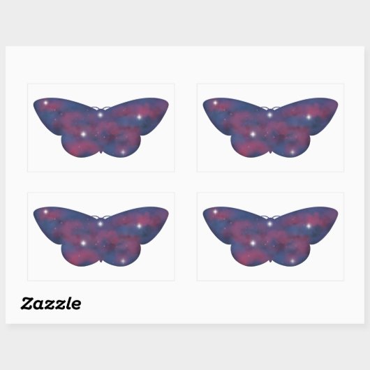 Dark Moth Starscape Sticker (Blatt)