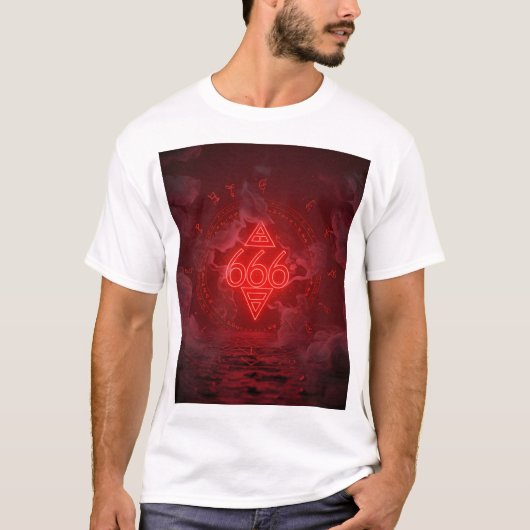 Dark Mystic Symbol Graphic T-Shirt (Vorderseite)