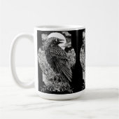 Dark Mystical Raven Kaffeetasse (Links)
