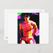 Dark n Red Postkarte (Vorne/Hinten)