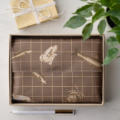 Dark Nautical Series Design 3 Seidenpapier (Geschenk)