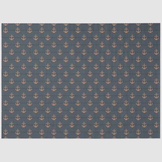 Dark Nautical Series Design 4 Seidenpapier (Vorderseite)