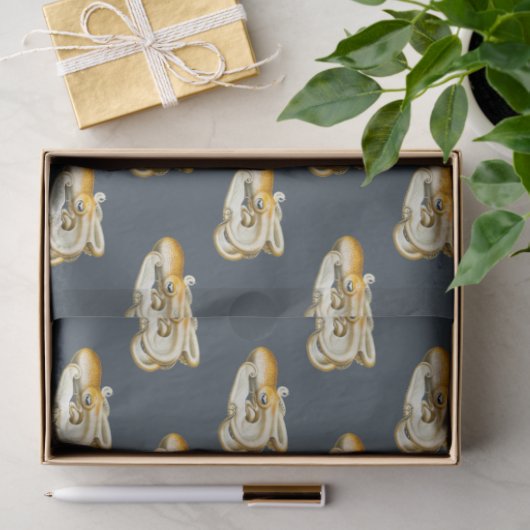 Dark Nautical Series Design 9 Seidenpapier (Geschenk)