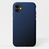 Dark Navy Blue iPhone 4/4S Case (Rückseite)