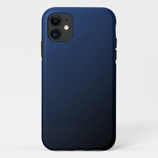 Dark Navy Blue iPhone 4/4S Case (Rückseite)