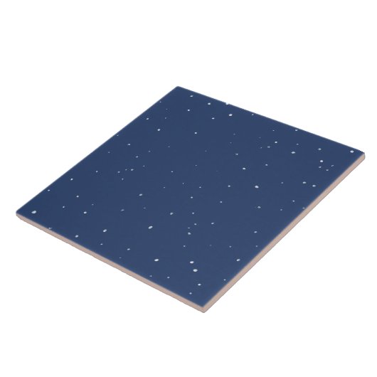 Dark Navy Blue Star Starry Night Wohngestaltung Ak Fliese (Seite)