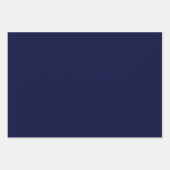 Dark Navy Watercolor Geschenkpapier Set (Vorderseite 3)