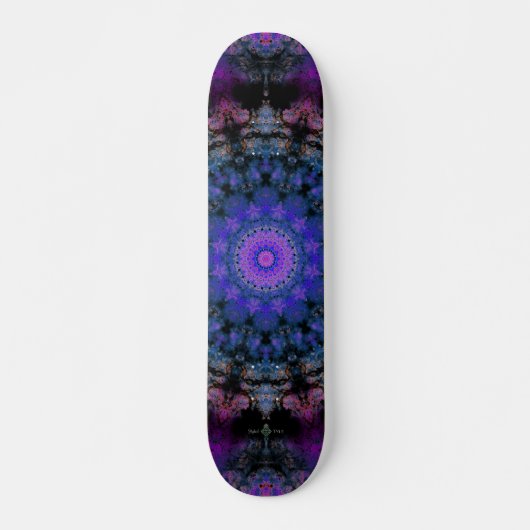 Dark Nebula Mandala Skateboard (Vorne)