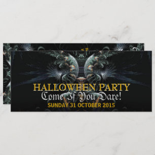 Dark Night Angel Halloween-Party Einladung