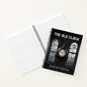 Dark Old Clock Book Cover Inspiration Notebook Notizblock (Innenseite)