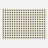 Dark Olive Green All-Occasion Gift Wrapping Paper Geschenkpapier Set (Vorderseite)
