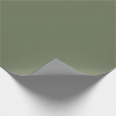 Dark Olive Green Geschenkpapier (Ecke)
