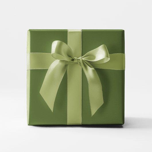 Dark Olive Green Geschenkpapier