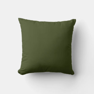 Dark Olive Green Kissen