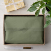 Dark Olive Green Seidenpapier (Geschenk)