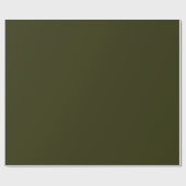 DARK OLIVE GREEN (Vollfarbe) ~ Geschenkpapier (Flach)