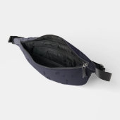 Dark Ombre Musical Notes Grau Bauchtasche (Offen)