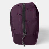 Dark Ombre Musical Notes Mauve Waschbeutel (Rechts)