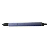 Dark Ombre Musical Notes Navy Kugelschreiber (Vorderseite)