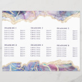 Dark Opal Design Broschüre (Rückseite)