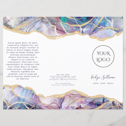 Dark Opal Design Broschüre (Vorderseite)