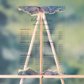 Dark Opal Design Preisliste Acrylschild (Neutral)