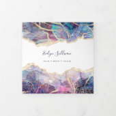 Dark Opal Design Trifold Broschüre (Cover)