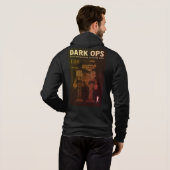 Dark Ops Battle Mech — Wappen des Geistes Hoodie (Schwarz voll)