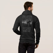 DARK OPS — Sentinel Cipher Sigil Hoodie (Schwarz voll)