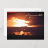 Dark Orange Chocolate Plymouth Postkarte (Vorne/Hinten)