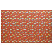 Dark Orange Martini Cocktail Muster Stoff (Fat Quarter (45,7 x 55,9 cm))