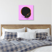 Dark Orange – Minimal Graphic Art Leinwanddruck (Insitu (Schlafzimmer))