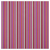 Dark Orchid, Red, Powder Blue und Maroon Lines Stoff (Muster)