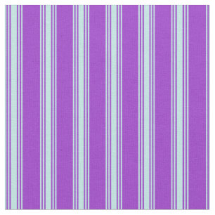 Dark Orchid und Türkis Lines Muster Stoff