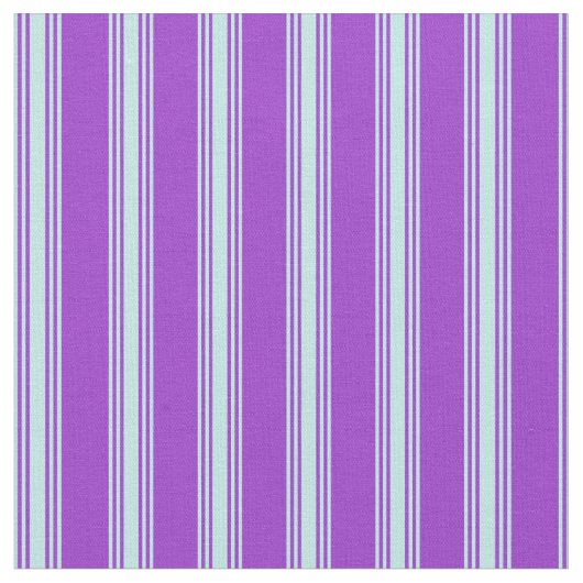 Dark Orchid und Türkis Lines Muster Stoff (Nahaufnahme)