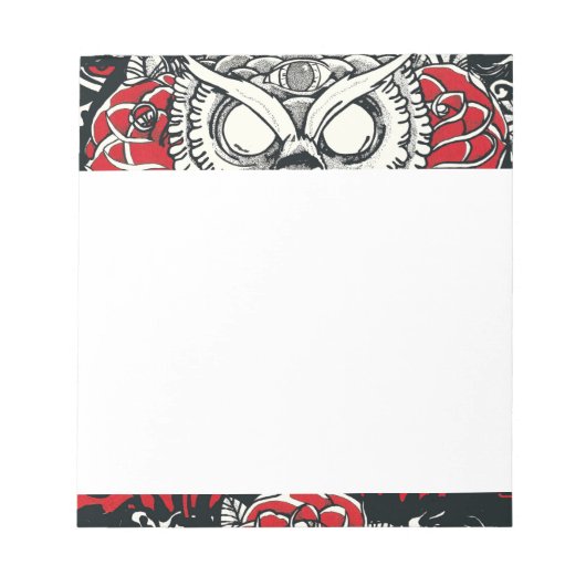 Dark Owl Notepad Notizblock (Vorderseite)