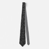 Dark Paisley Neck Tie Krawatte (Vorderseite)