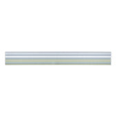 Dark Pastel Blue and Spring Rain Stripes Ripsband (Vorderseite)