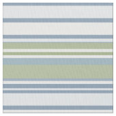 Dark Pastel Blue and Spring Rain Stripes Stoff (Nahaufnahme)