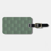 Dark Pastel Green Color Blocks Gepäckanhänger (Vorderseite horizontal)