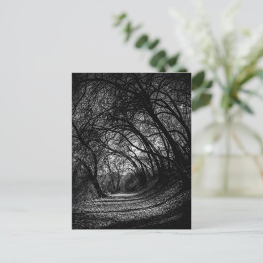 Dark Pathway Postkarte (Stehend Vorderseite)